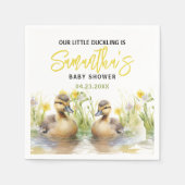 Niedliche Duck Babydusche Serviette (Vorderseite)