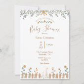 Niedliche Duck Duck Babydusche Einladung (Vorderseite)