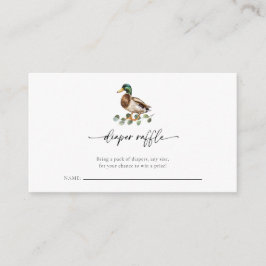 Niedliche Duckkissendusche Windelwanne Windelwanne Begleitkarte