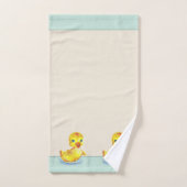 Niedliche Ducklings auf hellen Sand Beige Bath T Badhandtuch Set (Handtuch)