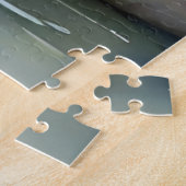 Niedliche Ducks mit Wasserfarbe auf einer Brücke Puzzle (Seite)