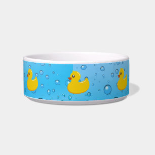 Niedliche Ducky/blaue Gummiblasen Napf