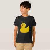 Niedliche Ducky/blaue Gummiblasen T-Shirt (Vorne ganz)