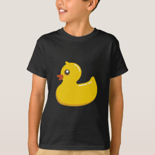 Niedliche Ducky/blaue Gummiblasen T-Shirt