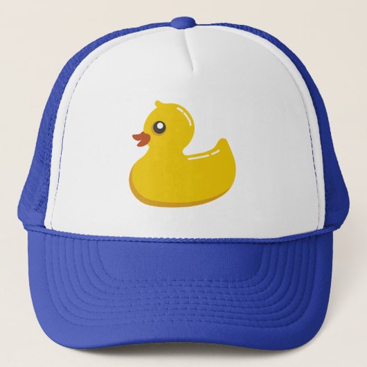 Niedliche Ducky/blaue Gummiblasen Truckerkappe (Vorderseite)