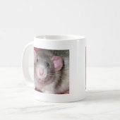Niedliche Dumbo Ratte Kaffeetasse (Vorderseite Links)