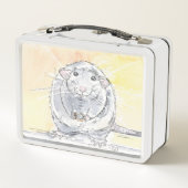 Niedliche Dumbo-Ratten-Konstruktion Metall Brotdose (Rückseite)