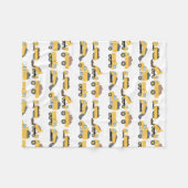 Niedliche Dump Trucks Bau-LKW Fleecedecke (Vorderseite (Horizontal))