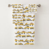 Niedliche Dump Trucks Bausätze Badhandtuch Set (Insitu)