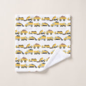 Niedliche Dump Trucks Bausätze Badhandtuch Set (Waschlappen)