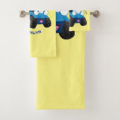 Niedliche Düne-Buggy des Cartoon Badhandtuch Set (Insitu)