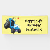 Niedliche Düne-Buggy des Cartoon Banner (Horizontal)