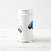 Niedliche Düne-Buggy des Cartoon Bierglas (Mittel)
