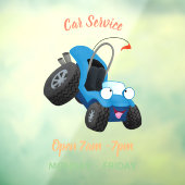 Niedliche Düne-Buggy des Cartoon Fensteraufkleber (Blatt 3)