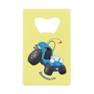 Niedliche Düne-Buggy des Cartoon Geldbeutel Flaschenöffner