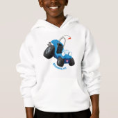 Niedliche Düne-Buggy des Cartoon Hoodie (Vorderseite)