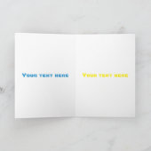 Niedliche Düne-Buggy des Cartoon Karte (Innenseite)