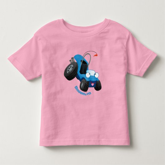 Niedliche Düne-Buggy des Cartoon Kleinkind T-shirt (Vorderseite)