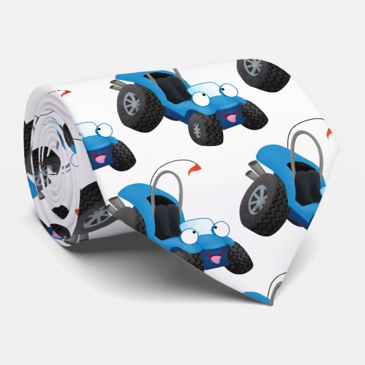 Niedliche Düne-Buggy des Cartoon Krawatte (Gerollt)