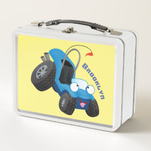 Niedliche Düne-Buggy des Cartoon Metall Brotdose