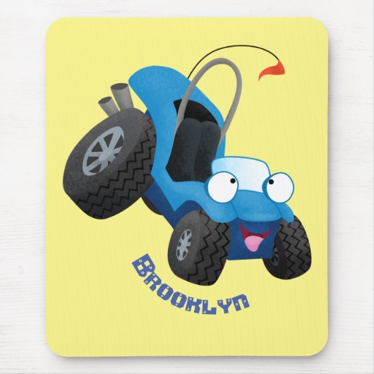 Niedliche Düne-Buggy des Cartoon Mousepad (Vorne)