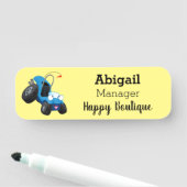 Niedliche Düne-Buggy des Cartoon Namensschild (Beispiel)