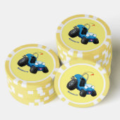 Niedliche Düne-Buggy des Cartoon Pokerchips (Stapel)