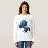 Niedliche Düne-Buggy des Cartoon Sweatshirt (Vorne ganz)