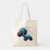 Niedliche Düne-Buggy des Cartoon Tragetasche (Rückseite)