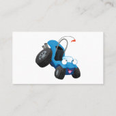 Niedliche Düne-Buggy des Cartoon Visitenkarte (Rückseite)