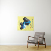 Niedliche Düne-Buggy des Cartoon Wandteppich (Beispiel (Horizontal))