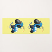 Niedliche Düne-Buggy des Cartoon Yogamatte (Rückseite (Horizontal))