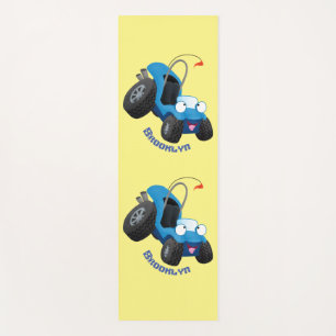 Niedliche Düne-Buggy des Cartoon Yogamatte