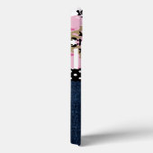 Niedliche dunkelblaue Jeans Pink Antler Camouflage Case-Mate iPhone Hülle (Rückseite / Rechts)