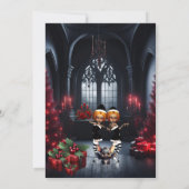 Niedliche dunkle Elfen. Einladung (Rückseite)