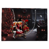 Niedliche dunkle Elfen. Große Geschenktüte (Rückseite)