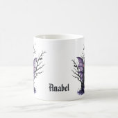 Niedliche dunkle Mähne mit Bat Wings Kaffeetasse (Mittel)
