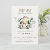 Niedliche Dusche aus dem heiligen Kuh-Foliage Past Einladung (Stehend Vorderseite)