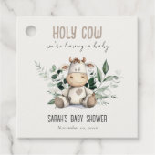 Niedliche Dusche aus dem heiligen Kuh-Foliage Past Geschenkanhänger (Vorderseite)