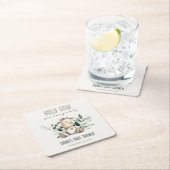 Niedliche Dusche aus dem heiligen Kuh-Foliage Past Rechteckiger Pappuntersetzer (Vor Ort)