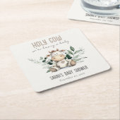 Niedliche Dusche aus dem heiligen Kuh-Foliage Past Rechteckiger Pappuntersetzer (angewinkelt)