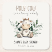 Niedliche Dusche aus dem heiligen Kuh-Foliage Past Rechteckiger Pappuntersetzer (Vorderseite)