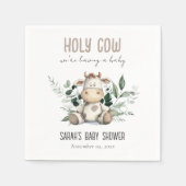 Niedliche Dusche aus dem heiligen Kuh-Foliage Past Serviette (Vorderseite)