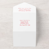 Niedliche Dusche für Hummelblüten All In One Einladung (Außenbereich)