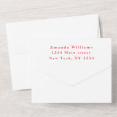 Niedliche Dusche für Hummelblüten All In One Einladung (Rückseite)