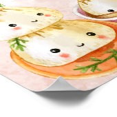 Niedliche Duschkabine Kinderdusche Begrüßung Poster (Ecke)