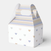 Niedliche Duschkabine mit Duschkopf. Geschenkschachtel (Rückseite)