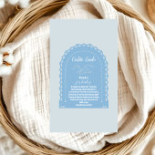 Niedliche Dusty Blue Cielito Lindo Bücher für Baby Begleitkarte