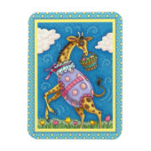 Niedliche EASTER-GIRAFFE- UND FRÜHSTÜCK Magnet (Vertikal)