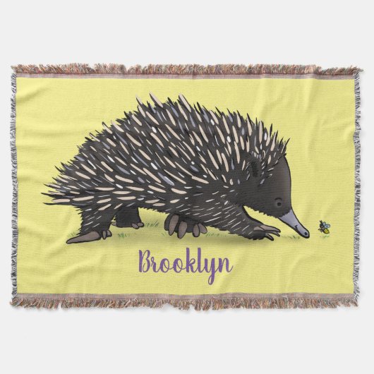 Niedliche Echodina mit Bienenabbildungen Decke (Vorderseite)